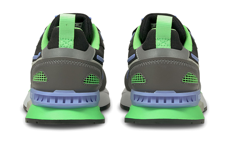 Shop (JR) Chaussures de running Puma Mirage Tech Gris/Vert/Bleu 381945-01