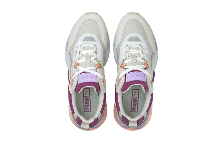 Lookbook (JR) Puma Mirage Tech Baskets Running Blanc/Violet/Rose 381945-04