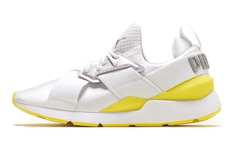 Buy (JR) 푸마 뮤즈 주니어 (실버/화이트/옐로우) 367645-07