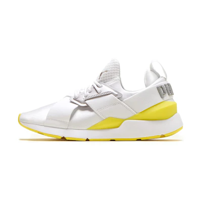 (Youth) Puma Muse Jr 'Silver White Yellow'
