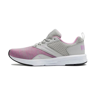 (Youth) Puma Nrgy Comet Low Top Running Shoes Grey 'Pink Gray'