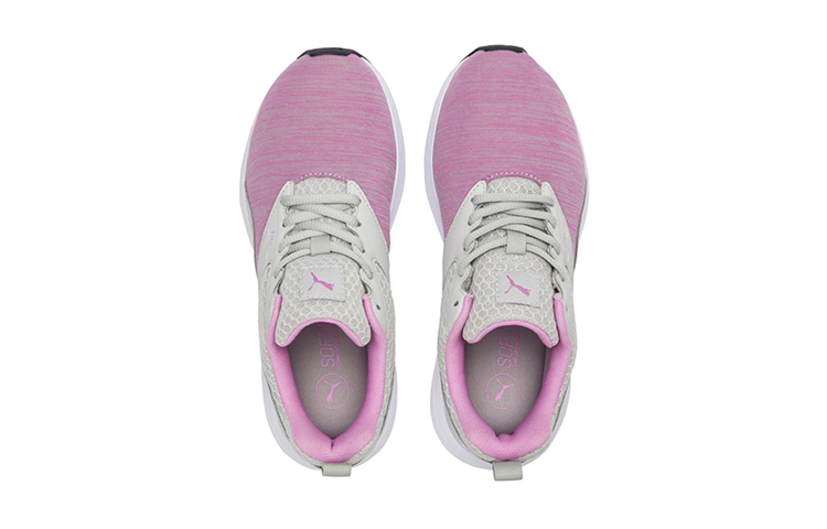 (Youth) Puma Nrgy Comet Low Top Running Shoes Grey 'Pink Gray' 圖 3