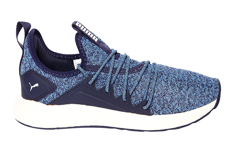 Order (JR) Puma Nrgy Neko Gebreide Hardloopschoenen Blauw/Wit 191747-10