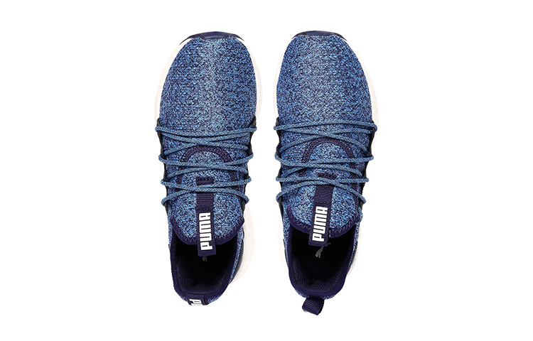 Lookbook (JR) Puma Nrgy Neko Gebreide Hardloopschoenen Blauw/Wit 191747-10
