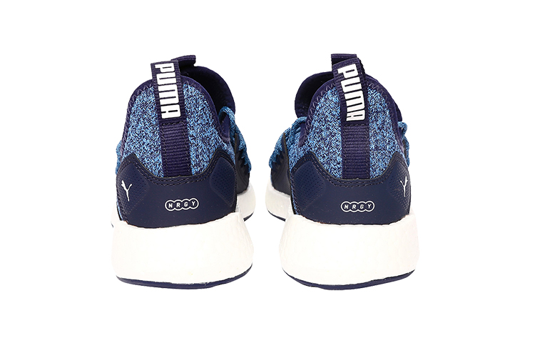 Shop (JR) Puma Nrgy Neko Gebreide Hardloopschoenen Blauw/Wit 191747-10