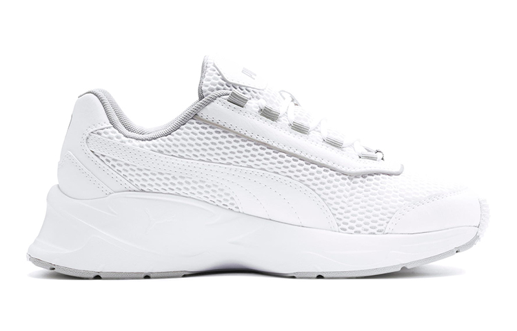 Order (JR) Puma Nucleus Low Top Weiß Sneakers 370520-01