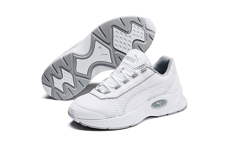 Shop (JR) Puma Nucleus Low Top Weiß Sneakers 370520-01