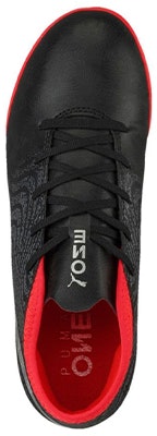 大童Puma One 18.4 TT人造草地足球鞋 黑紅 Shop 大童Puma One 18.4 TT人造草地足球鞋 黑紅
