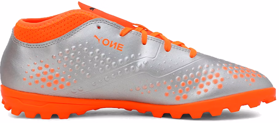 (JR) 彪马One 4 Syn TT '银色橙色黑色' 104785-01 Order (JR) 彪马One 4 Syn TT '银色橙色黑色' 104785-01