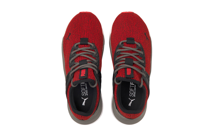 (Youth) Puma Pacer Future Knit 'Red Black' 圖 3