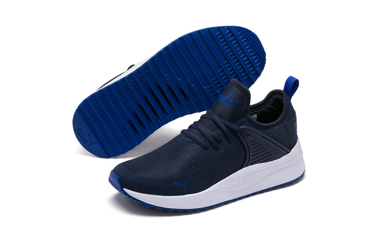Purchase (JR) Puma Pacer Next Cage Jr ''Bleu Blanc'' 366423-09