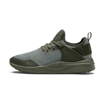 (Youth) Puma Pacer Next Cage Knit Jr 'Dark Green'