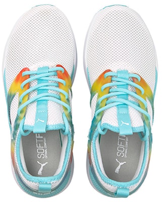 大童 Puma Pacer Next Excel Tie Dye 白藍 低筒運動鞋 Lookbook 大童 Puma Pacer Next Excel Tie Dye 白藍 低筒運動鞋