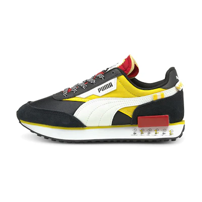 (Youth) Puma Peanuts Future Rider 'Black White Yellow'