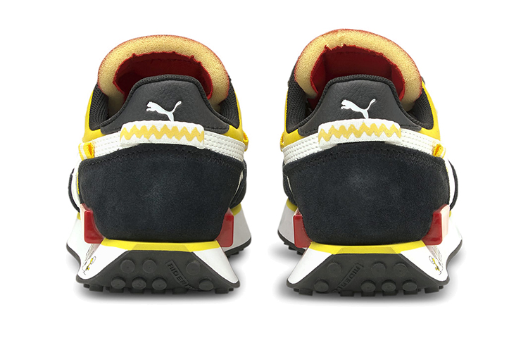 (Youth) Puma Peanuts Future Rider 'Black White Yellow' 圖 4