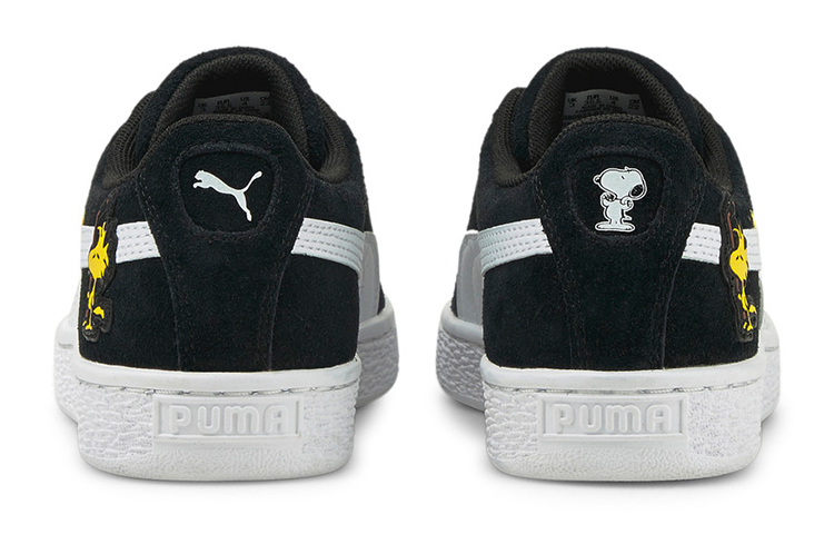 (Youth) Puma Peanuts Suede Classic XXI 'Black and White' 圖 4