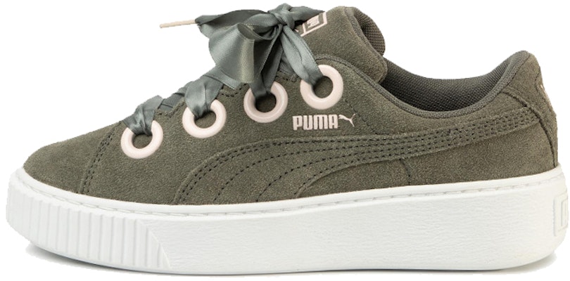 (Youth) Puma Platform Kiss SD Jr 'Military Green' 367459-02 Buy (Youth) Puma Platform Kiss SD Jr 'Military Green' 367459-02