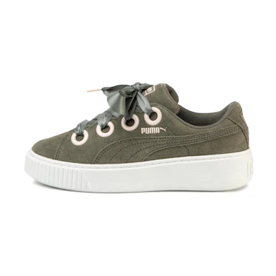 (Youth) Puma Platform Kiss SD Jr 'Military Green'