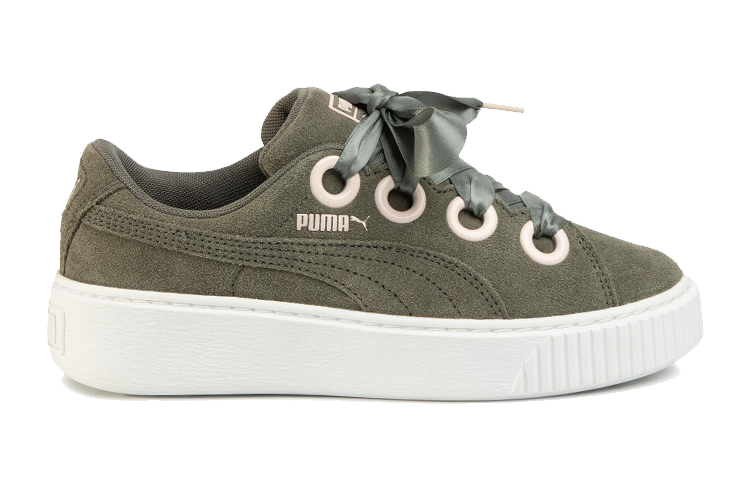 Order (Youth) Puma Platform Kiss SD Jr 'Military Green' 367459-02