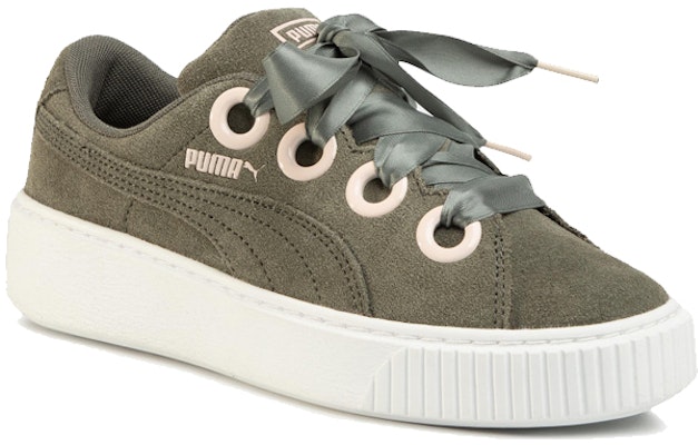(Youth) Puma Platform Kiss SD Jr 'Military Green' 367459-02 Lookbook (Youth) Puma Platform Kiss SD Jr 'Military Green' 367459-02