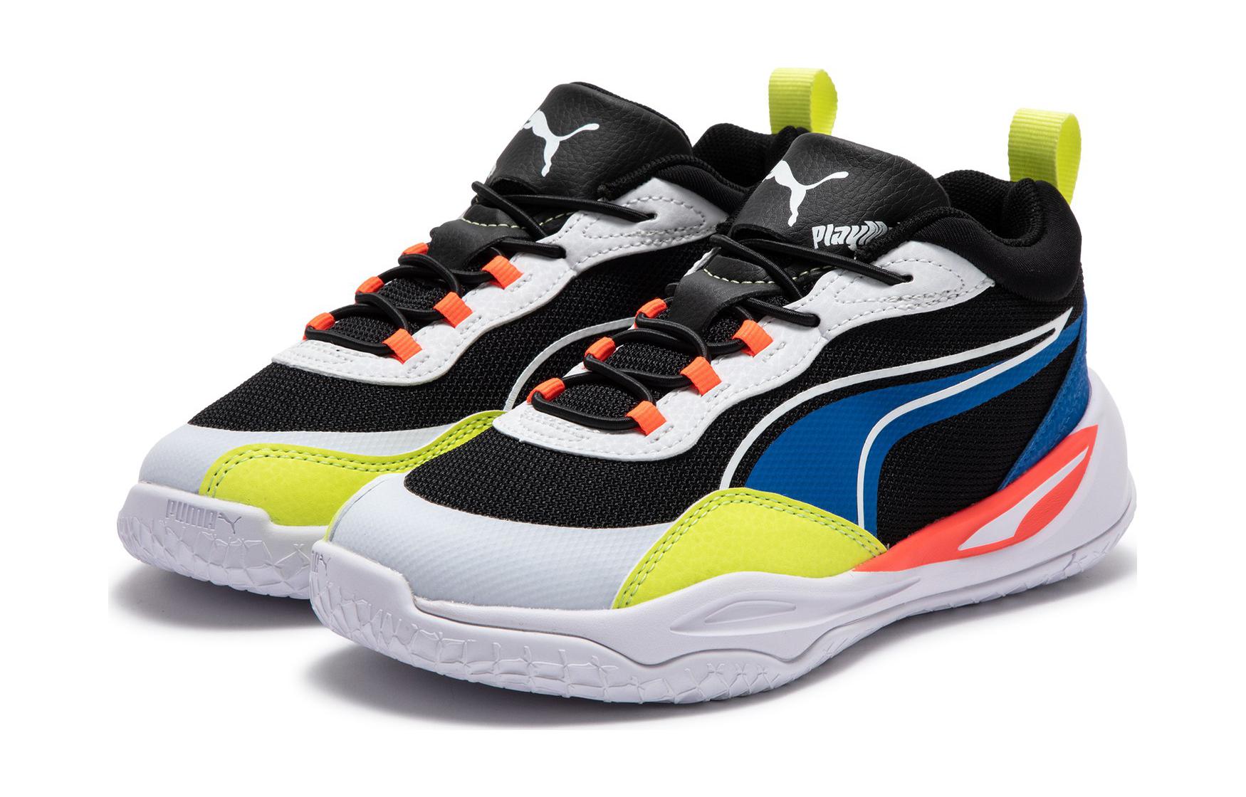 Lookbook (JR) Puma Playmaker 'Negro Azul' 387354-04