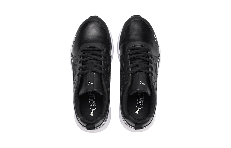 Lookbook (JR) 푸마 퓨어 조거 블랙/화이트 러닝화 370665-01