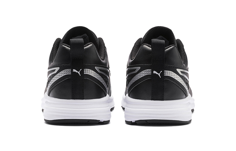 Shop (JR) Chaussures de Running Puma Pure Jogger Noir/Blanc 370665-01