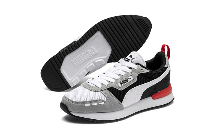 Purchase (JR) Puma R78 Zapatillas de Running Hombre Negro/Gris/Blanco 373616-09