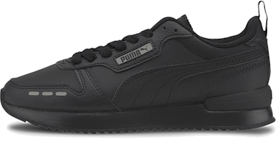 (Youth) Puma R78 Low Top Running Shoes Black 374428-01 (Youth) Puma R78 Low Top Running Shoes Black 374428-01