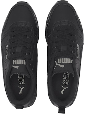 (JR) プーマ R78 ローカット ランニングシューズ (黒) 374428-01 Lookbook (JR) プーマ R78 ローカット ランニングシューズ (黒) 374428-01