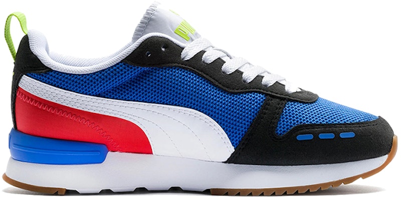 (JR) プーマ R78 ローカット ランニングシューズ 黒/白/青 373616-03 Order (JR) プーマ R78 ローカット ランニングシューズ 黒/白/青 373616-03