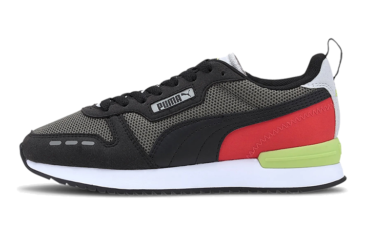 Buy (JR) Sepatu Lari Puma R78 Low Top Hitam/Putih/Merah 373616-07