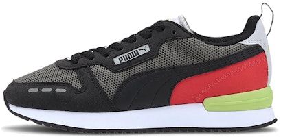 (Youth) Puma R78 Low Top Running Shoes Black/White/Red 373616-07 (Youth) Puma R78 Low Top Running Shoes Black/White/Red 373616-07