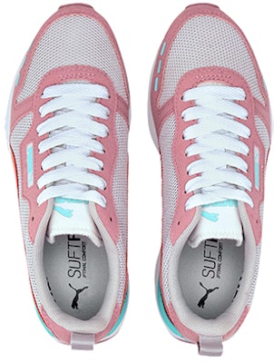 (JR) プーマ R78 ローカット ランニングシューズ ピンク/白/青 373616-06 Lookbook (JR) プーマ R78 ローカット ランニングシューズ ピンク/白/青 373616-06