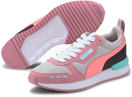 (JR) プーマ R78 ローカット ランニングシューズ ピンク/白/青 373616-06 Purchase (JR) プーマ R78 ローカット ランニングシューズ ピンク/白/青 373616-06