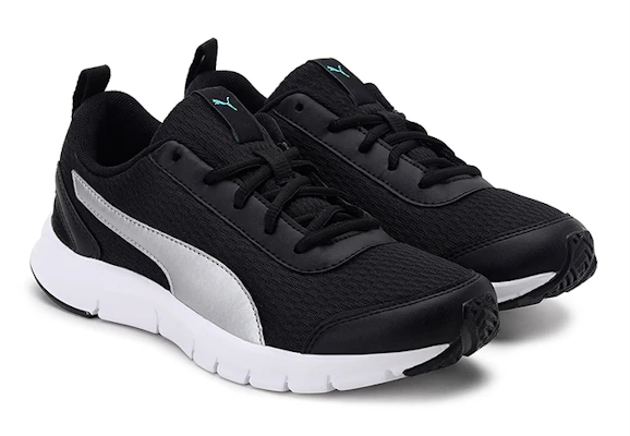 (Youth) Puma Racer JR 'Black Silver' 374600-03 Lookbook (Youth) Puma Racer JR 'Black Silver' 374600-03