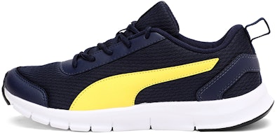 (Youth) Puma Racer JR 'Black Yellow White' 374600-01 (Youth) Puma Racer JR 'Black Yellow White' 374600-01