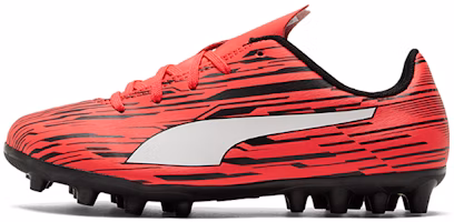 (Youth) Puma Rapido III MG Jr football Shoes K /Black 'red' 106578-01 (Youth) Puma Rapido III MG Jr football Shoes K /Black 'red' 106578-01