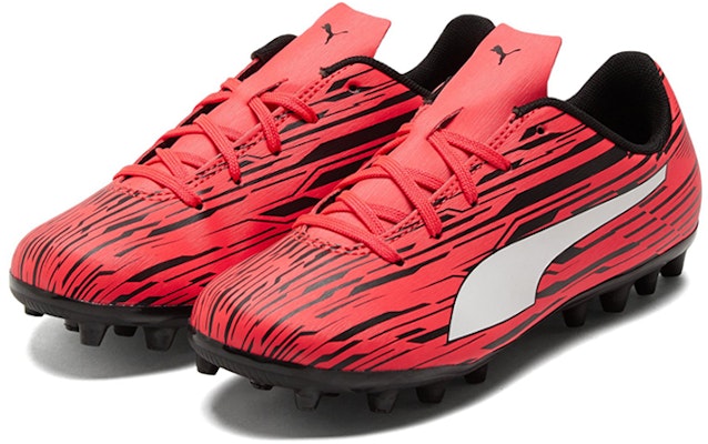 (JR) Sepatu Bola Anak Puma Rapido III MG K/Hitam 'Merah' 106578-01 Order (JR) Sepatu Bola Anak Puma Rapido III MG K/Hitam 'Merah' 106578-01