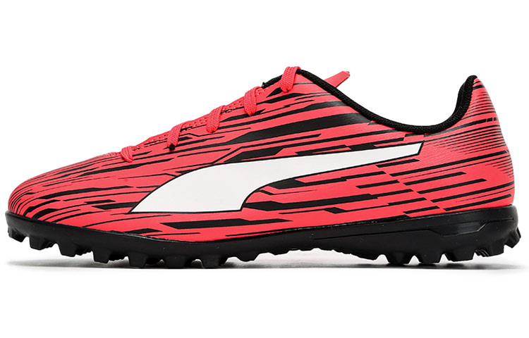 (Youth) Puma Rapido III TT Jr Soccer Shoes K &#x27;Red Black&#x27; 106579-01