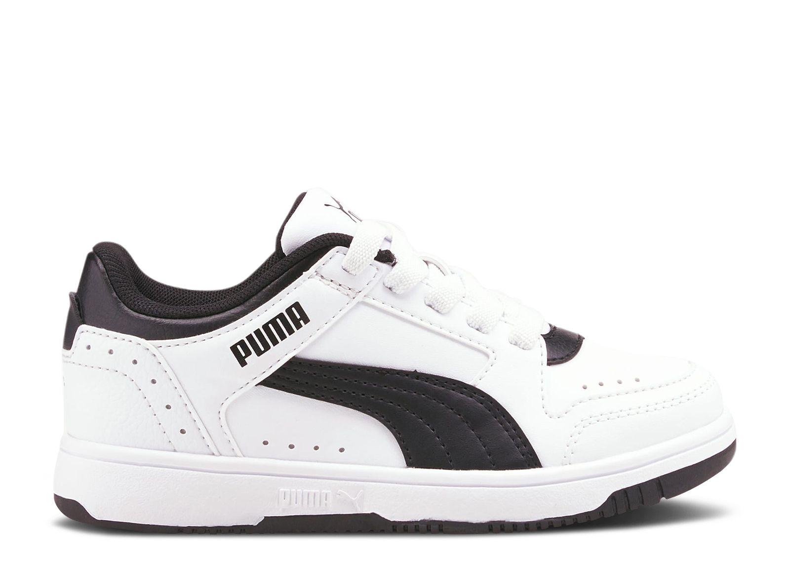(Youth) Puma Rebound Joy Low 'White Black' 381985-04