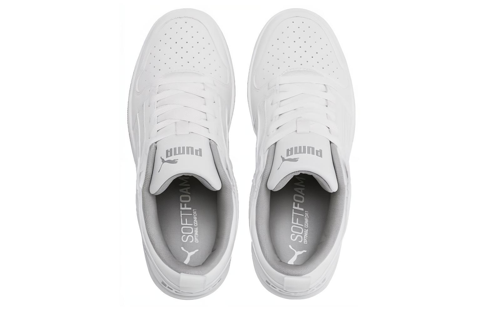 Lookbook (JR) プーマ リバウンド ジョイ ロー "ホワイト/グレー/バイオレット" 381985-01