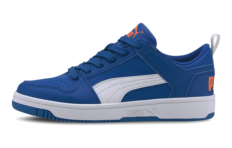 (Youth) Puma Rebound Layup Lo Low Top Blue/White