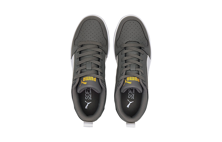 (Youth) Puma Rebound Layup Lo Low Top Grey/White/Yellow 圖 3