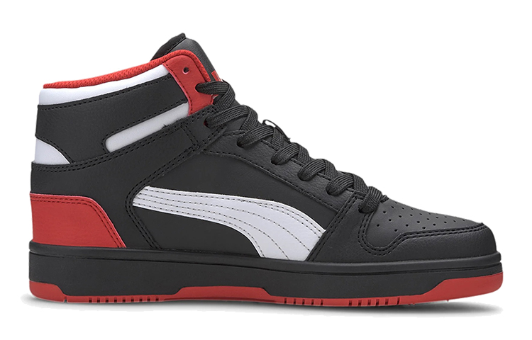 (Youth) Puma Rebound Layup Mid Mid-high Black/White/Red 圖 2