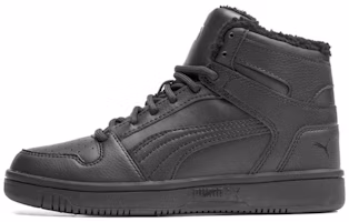 (Youth) Puma Rebound Layup SL Fur Jr 'Black' 371238-01 (Youth) Puma Rebound Layup SL Fur Jr 'Black' 371238-01
