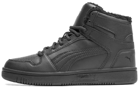 大童 PUMA REBOUND Layup Sl Fur Jr 舒適休閒 保暖 低幫 兒童板鞋 黑 Buy 大童 PUMA REBOUND Layup Sl Fur Jr 舒適休閒 保暖 低幫 兒童板鞋 黑