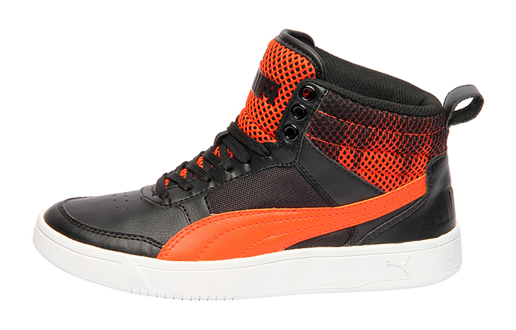 (Youth) Puma Rebound Street v2 'Black Red' 363922-02