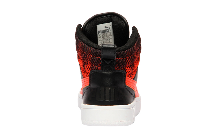 Shop (Youth) Puma Rebound Street v2 'Black Red' 363922-02