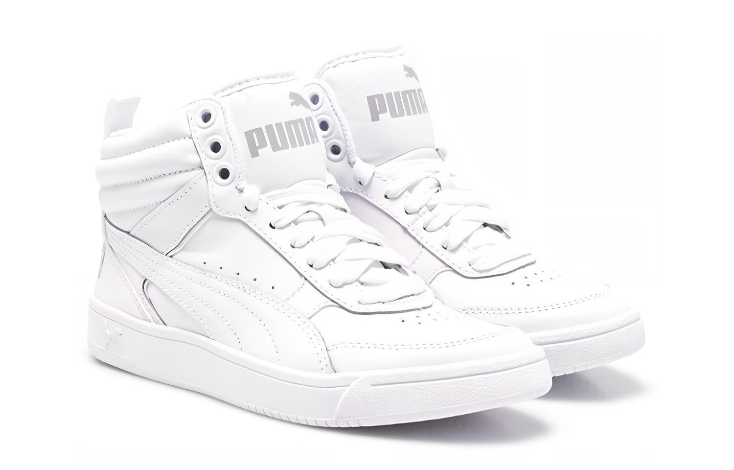 Lookbook (Youth) Puma Rebound Street V2 Leather 'White' 363913-02